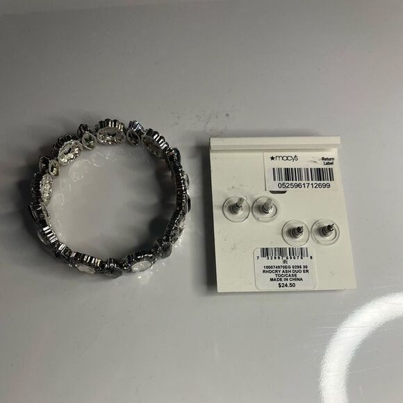 Charter club bracelet and earring set - Picture 3 of 7